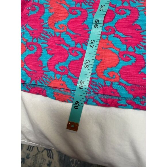 Lilly Pulitzer Sloane Maxi Dress Snorkel Blue Hold Your Horses Women's Size M - Picture 6 of 10